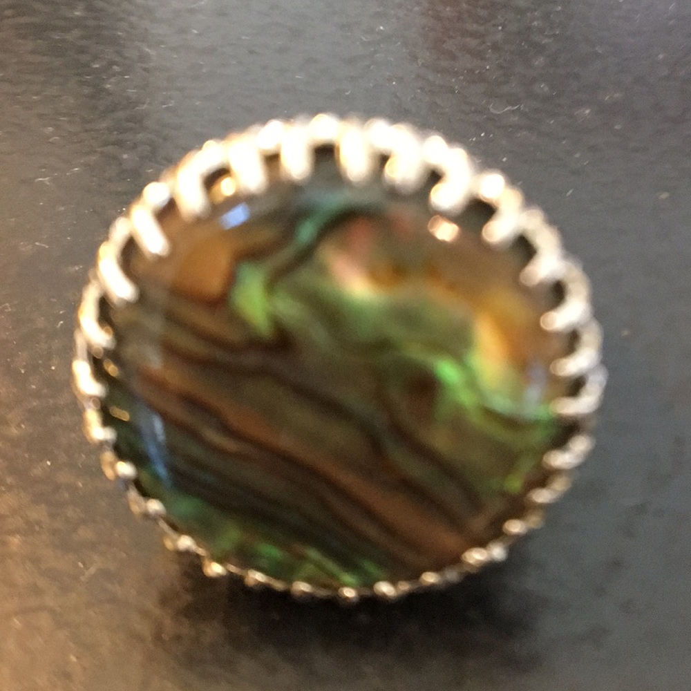 Abalone Bangle And Ring - image 3